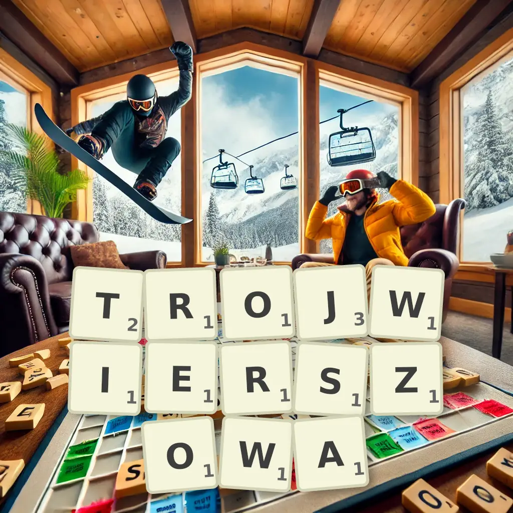 Słowa z liter TRÓJWIERSZOWĄ