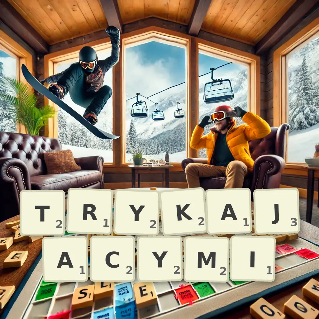 Słowa z liter TRYKAJĄCYMI
