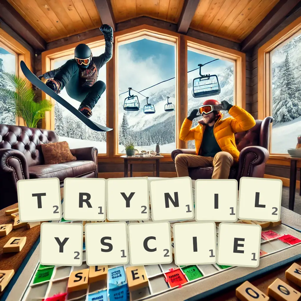 Słowa z liter TRYNIŁYŚCIE