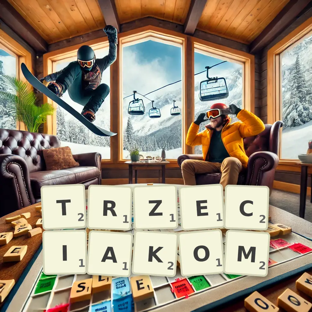 Słowa z liter TRZECIAKOM
