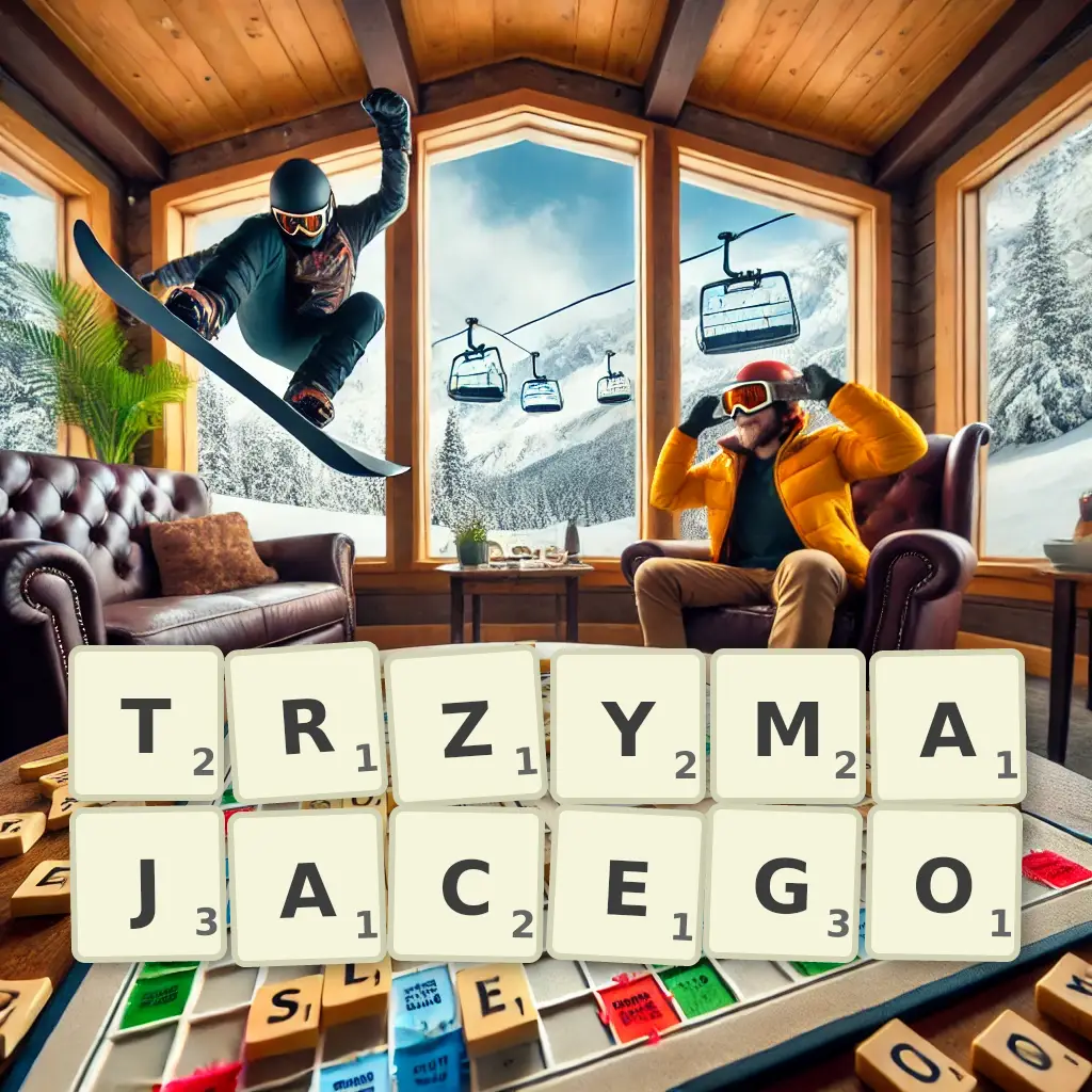 Słowa z liter TRZYMAJĄCEGO