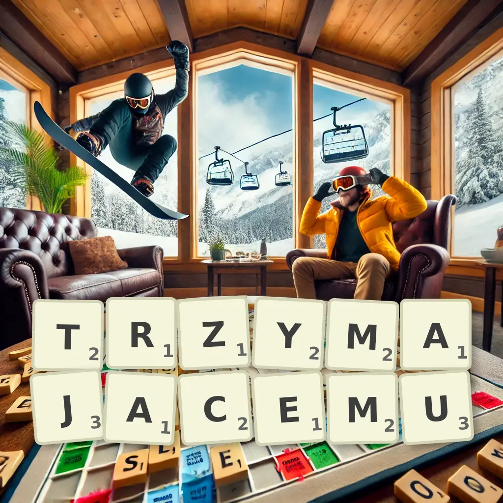Słowa z liter TRZYMAJĄCEMU