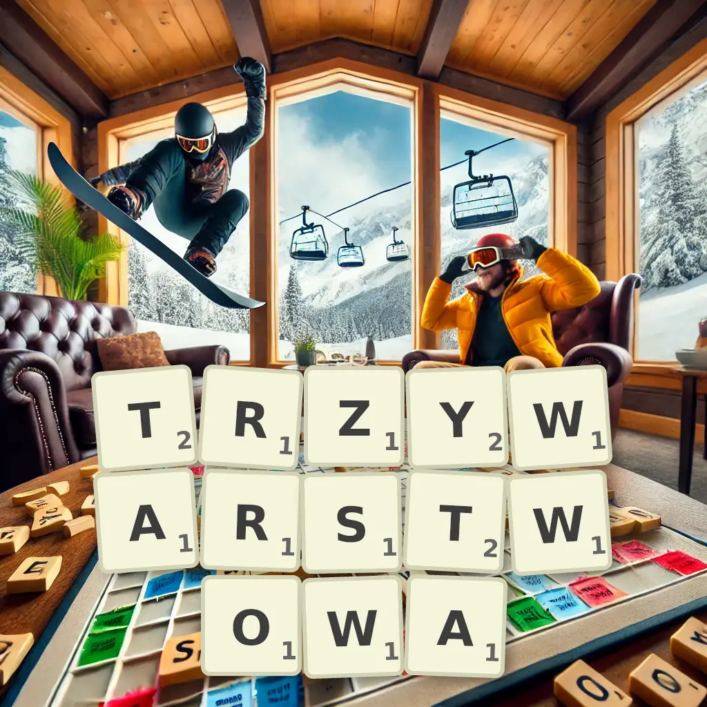 Słowa z liter TRZYWARSTWOWĄ