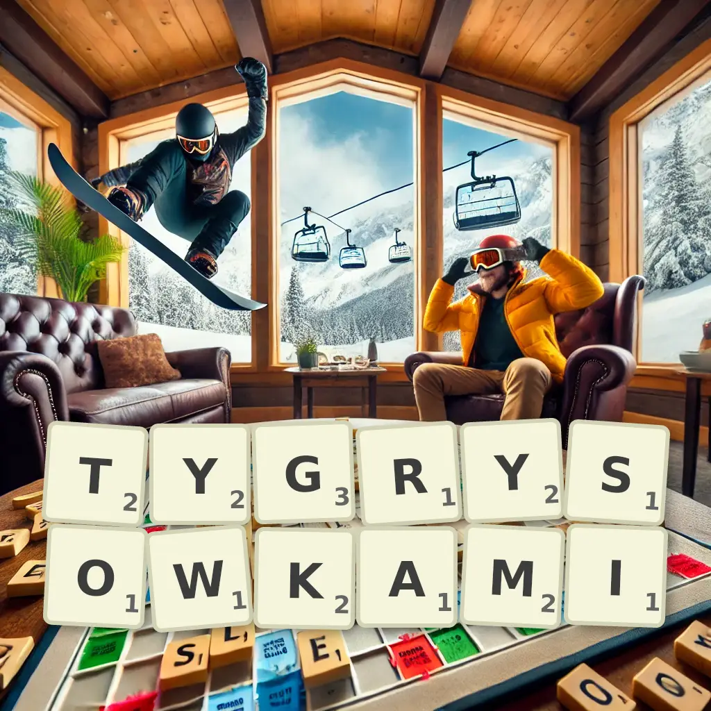 Słowa z liter TYGRYSÓWKAMI