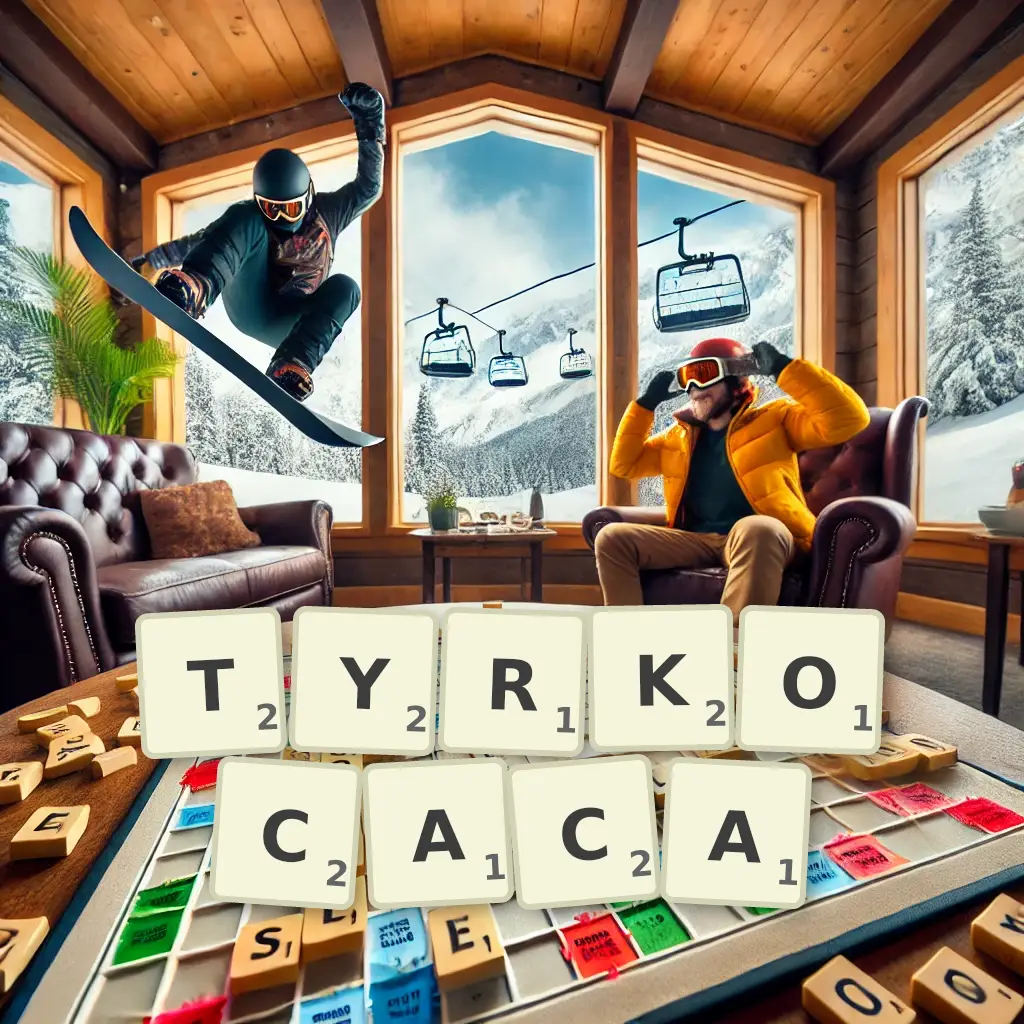 Słowa z liter TYRKOCĄCA