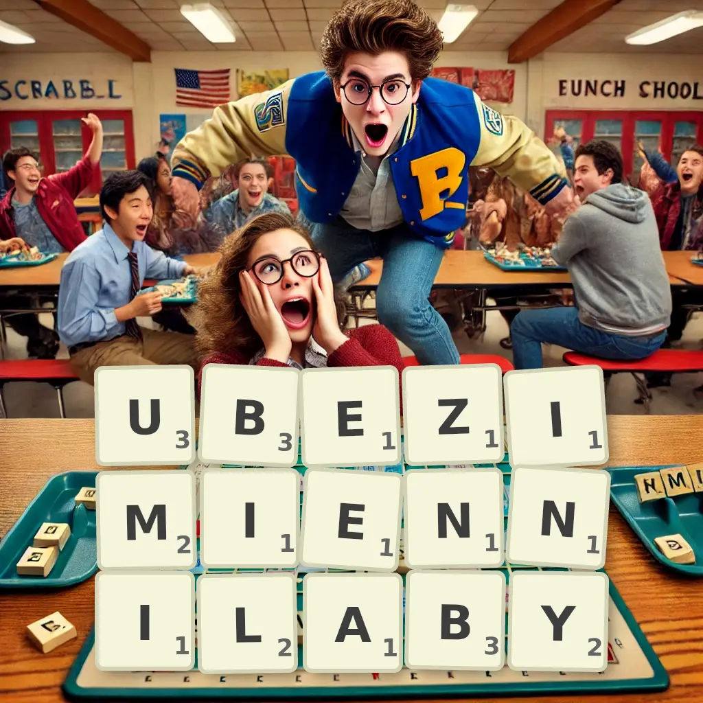 Słowa z liter UBEZIMIENNIŁABY