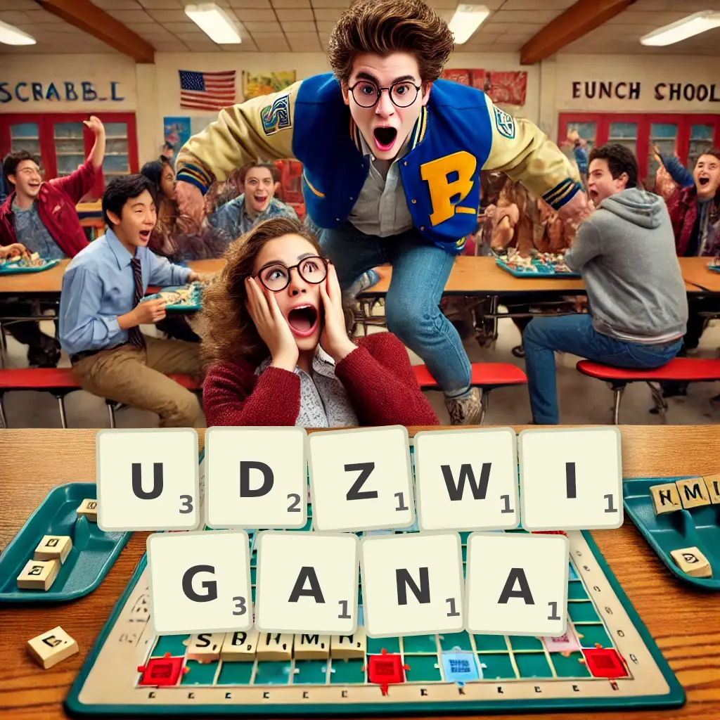 Słowa z liter UDŹWIGANA