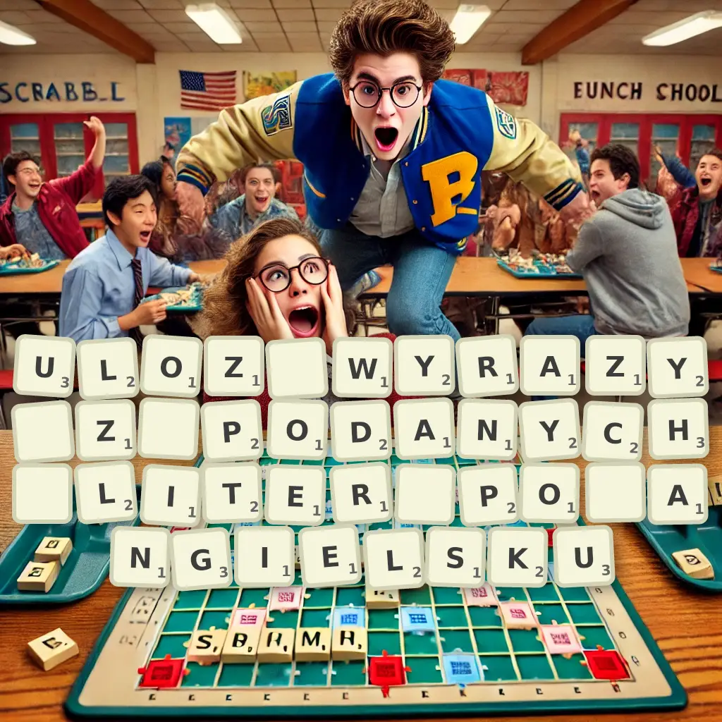 Słowa z liter UŁÓŻ-WYRAZY-Z-PODANYCH-LITER-PO-ANGIELSKU