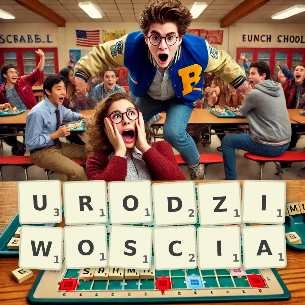 Słowa z liter URODZIWOŚCIĄ
