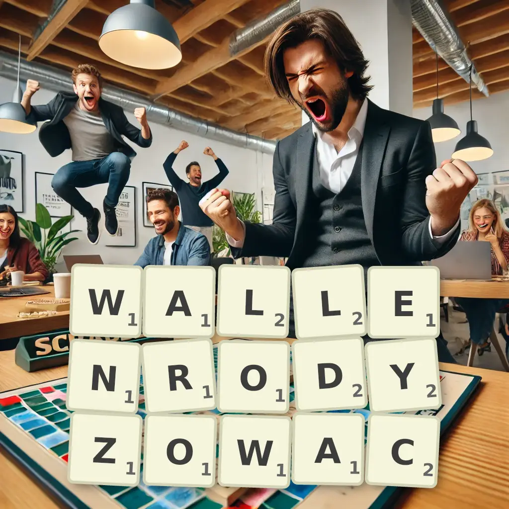 Słowa z liter WALLENRODYZOWAĆ