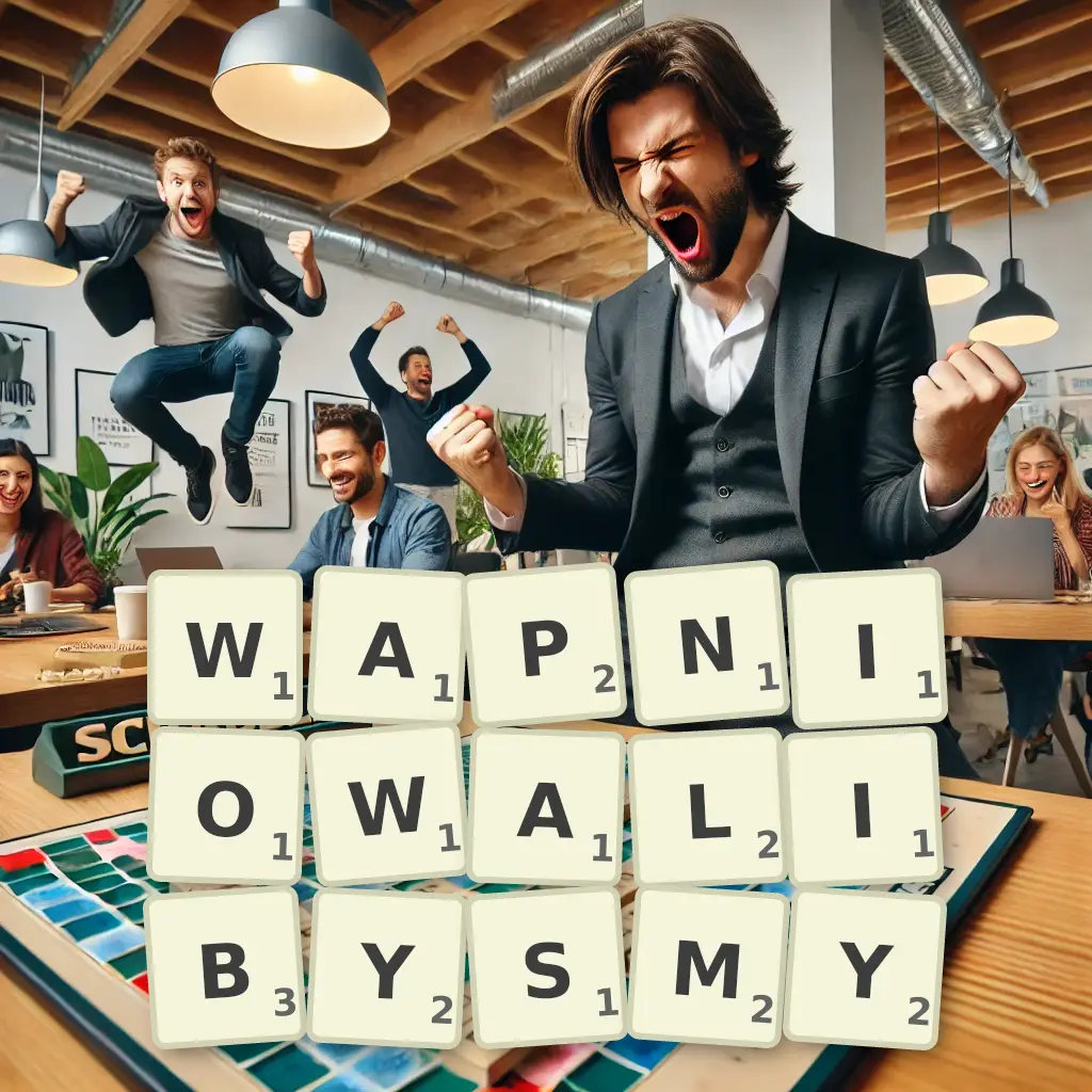 Słowa z liter WAPNIOWALIBYŚMY