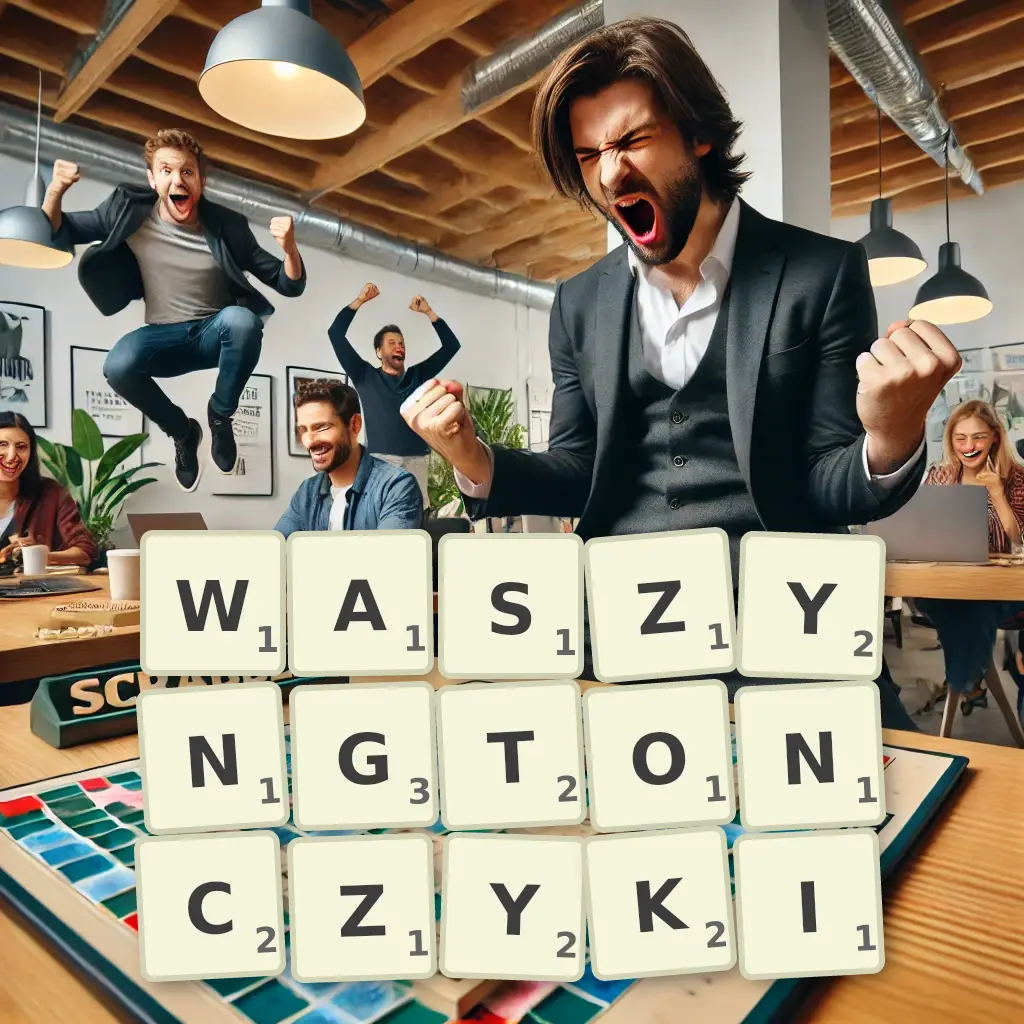 Słowa z liter WASZYNGTOŃCZYKI
