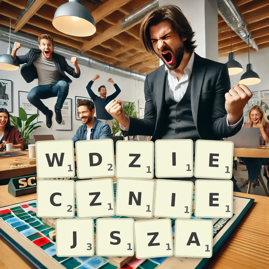 Słowa z liter WDZIĘCZNIEJSZA