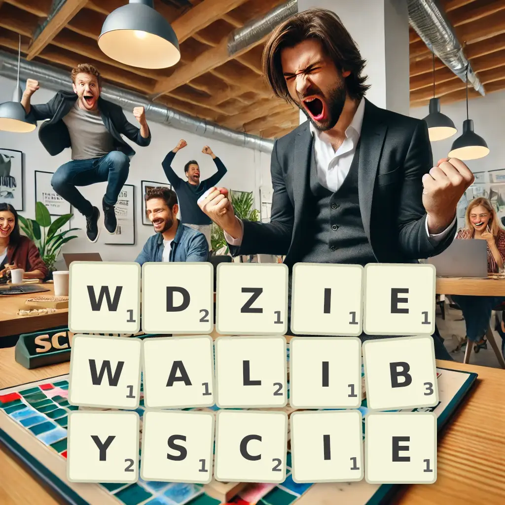 Słowa z liter WDZIEWALIBYŚCIE