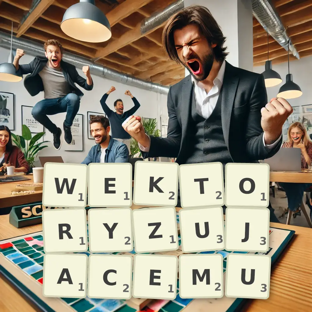 Słowa z liter WEKTORYZUJĄCEMU