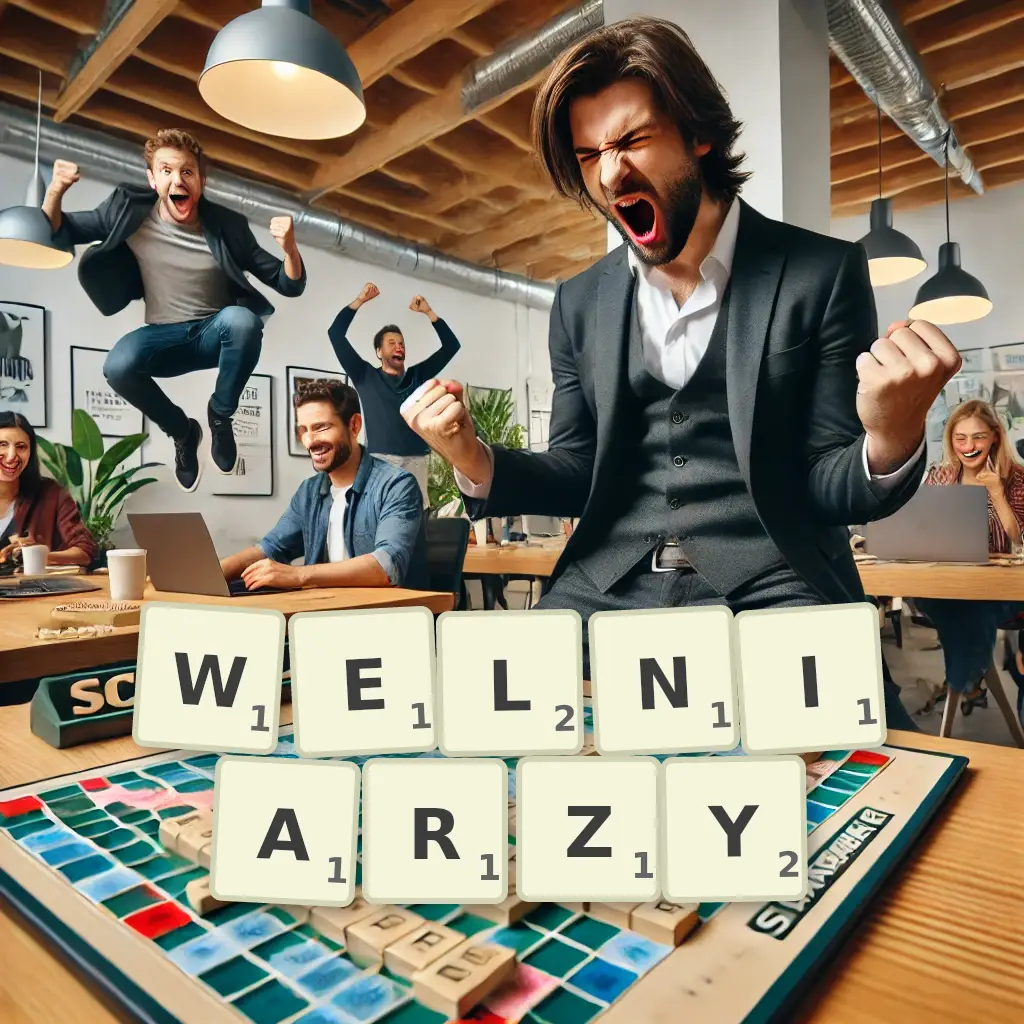 Lista słów z liter WEŁNIARZY Słowa z liter WEŁNIARZY