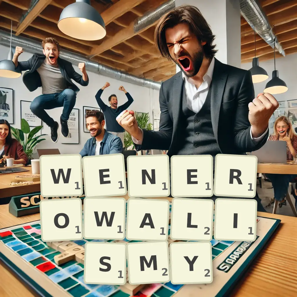 Słowa z liter WENEROWALIŚMY