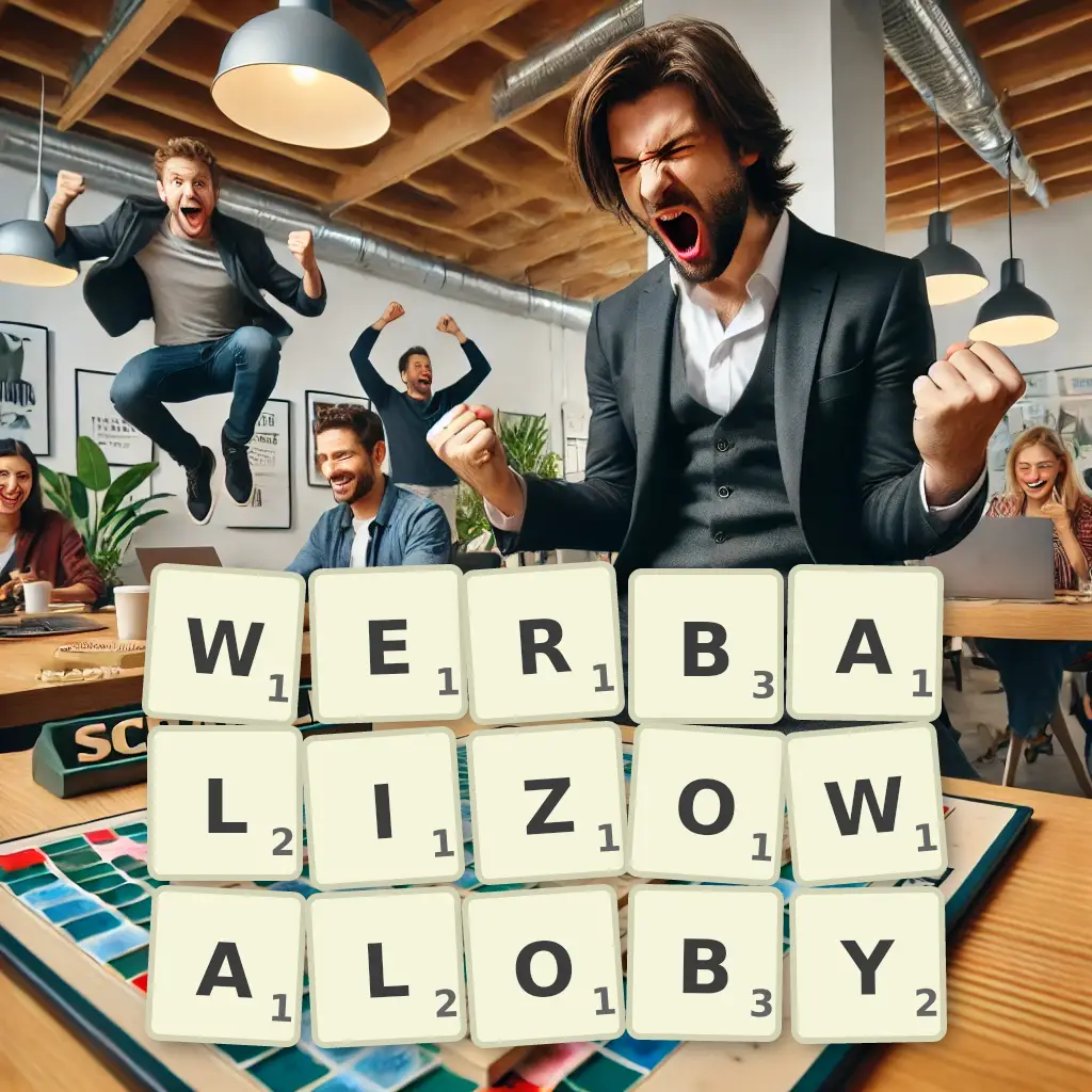 Słowa z liter WERBALIZOWAŁOBY