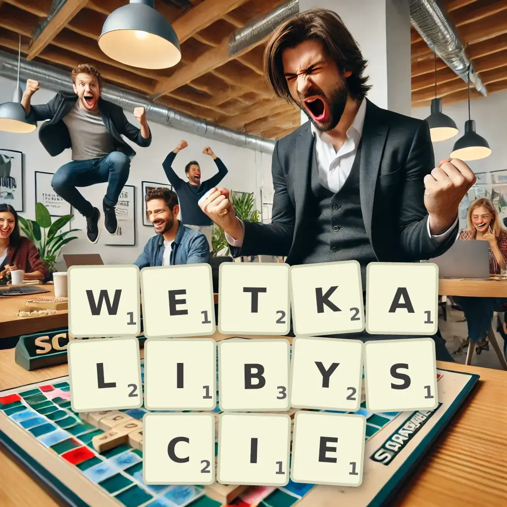 Słowa z liter WETKALIBYŚCIE