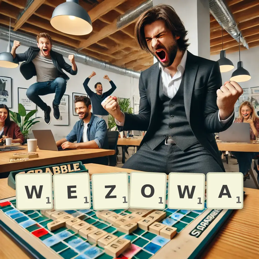 Lista słów z liter WĘŻOWĄ Słowa z liter WĘŻOWĄ