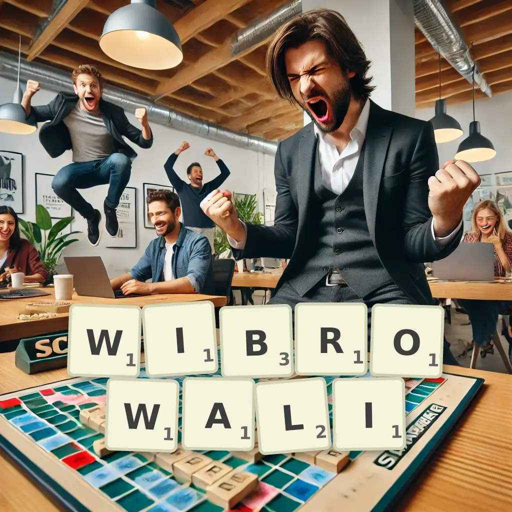 Słowa z liter WIBROWALI
