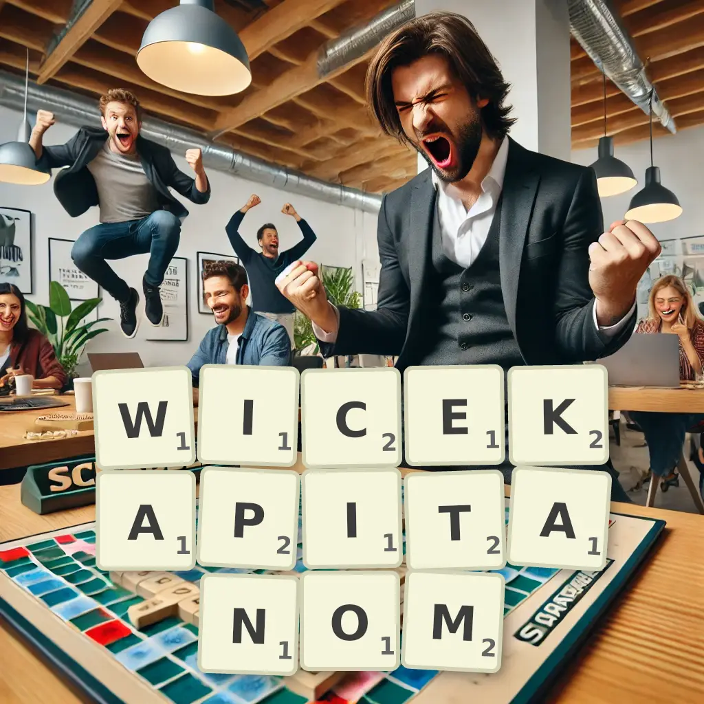 Słowa z liter WICEKAPITANOM