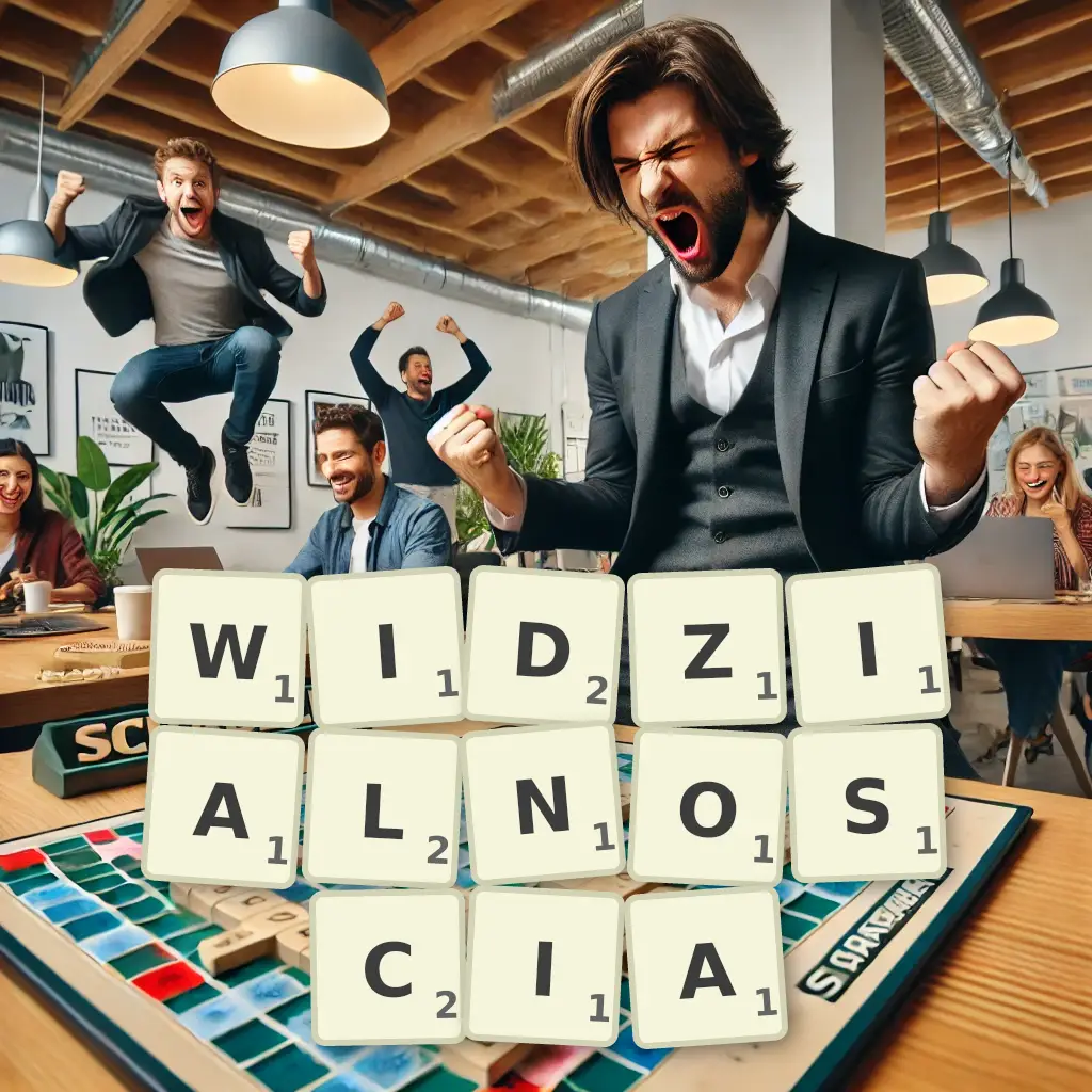Słowa z liter WIDZIALNOŚCIĄ