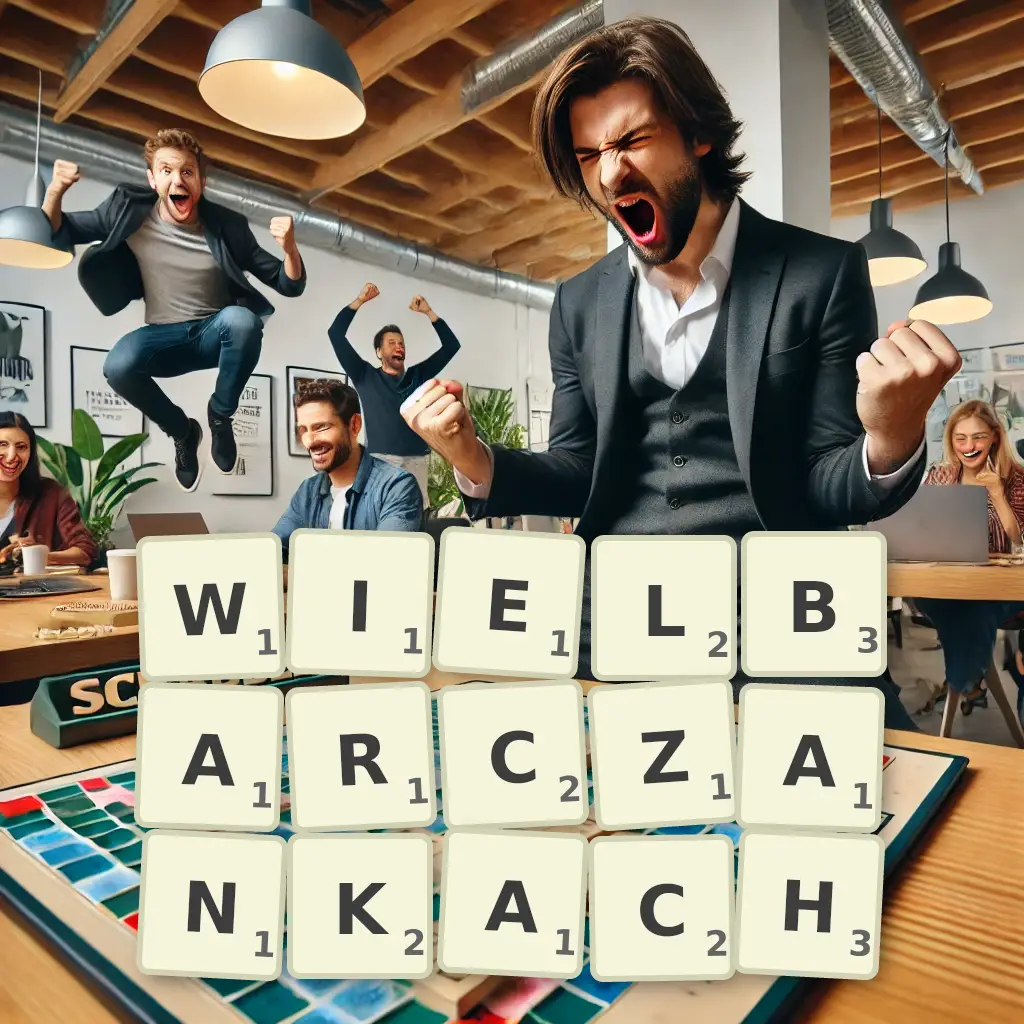 Słowa z liter WIELBARCZANKACH