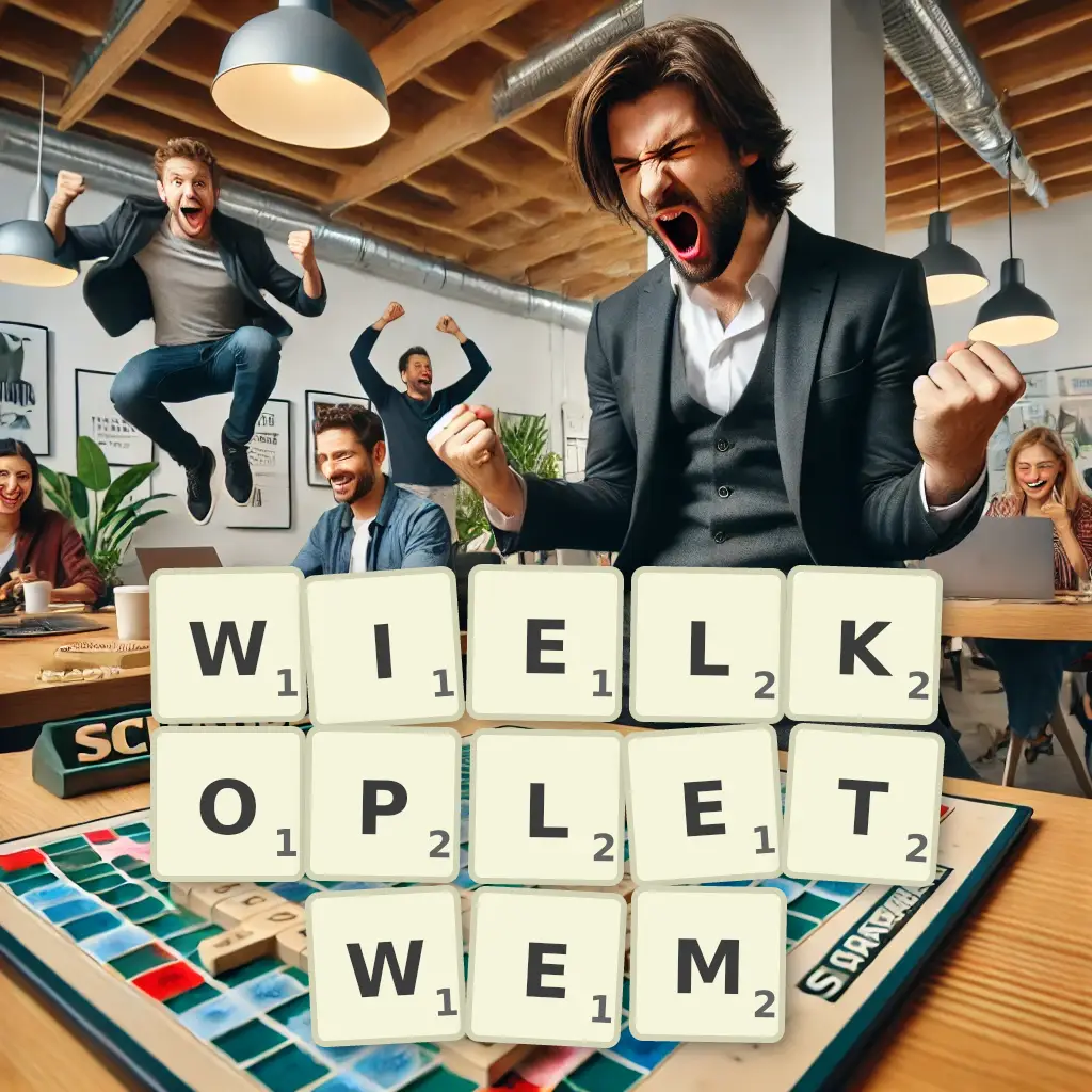 Słowa z liter WIELKOPŁETWEM