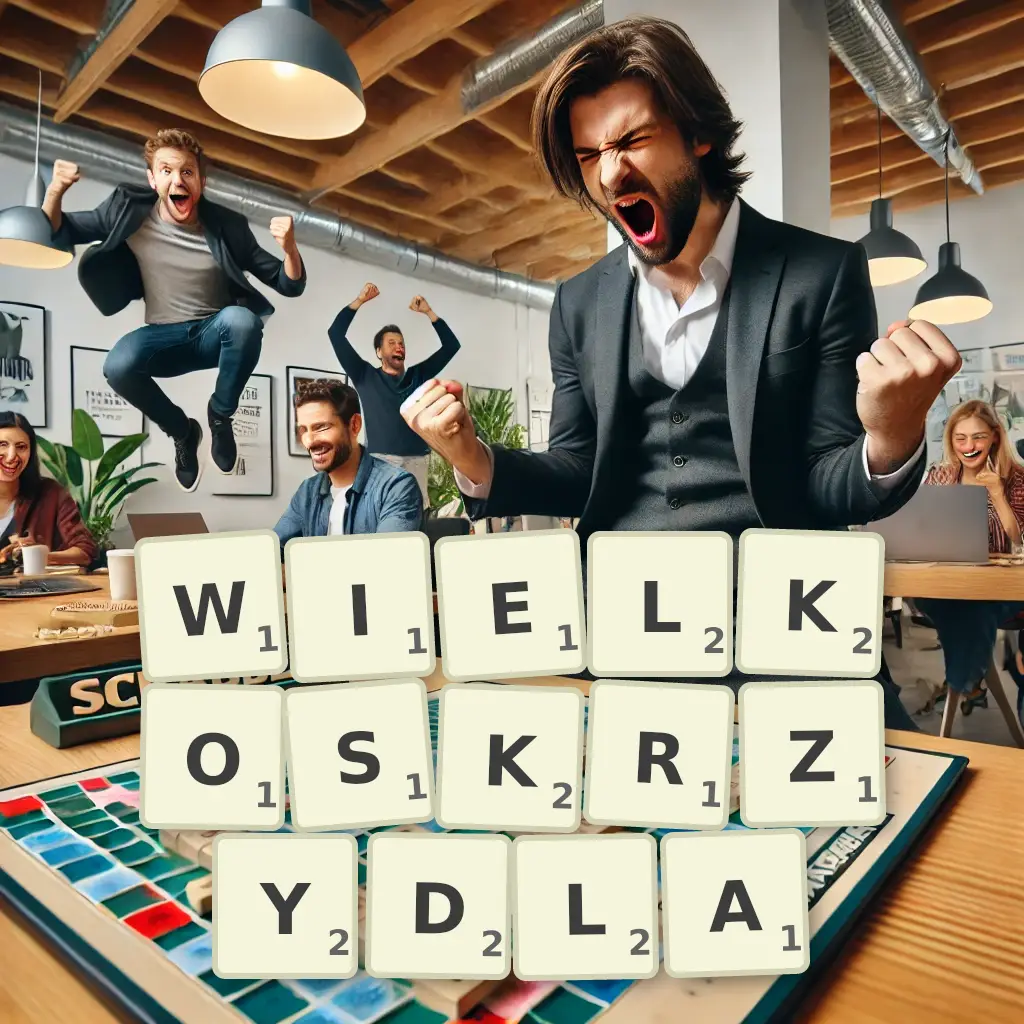 Słowa z liter WIELKOSKRZYDŁĄ