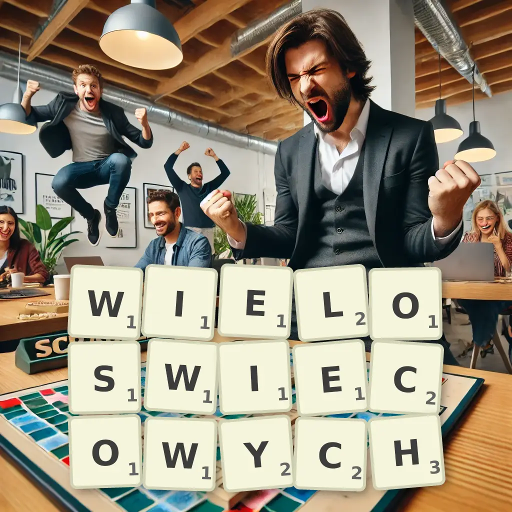Lista słów z liter WIELOŚWIECOWYCH Słowa z liter WIELOŚWIECOWYCH