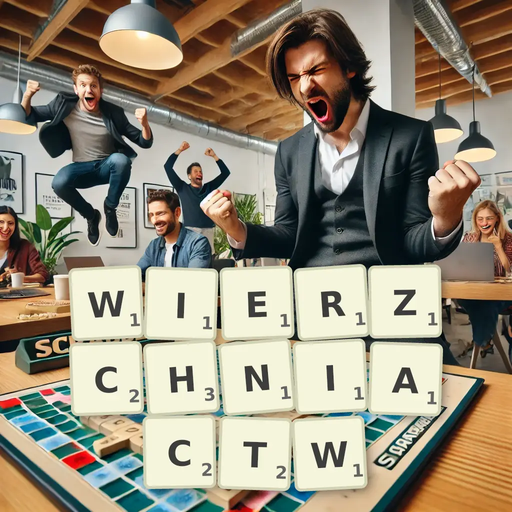 Słowa z liter WIERZCHNIACTW