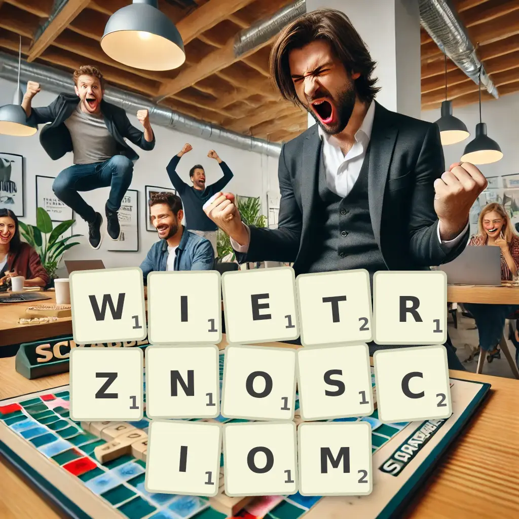 Słowa z liter WIETRZNOŚCIOM
