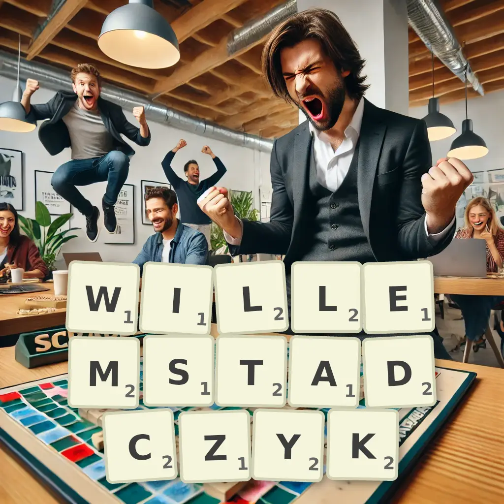 Słowa z liter WILLEMSTADCZYK