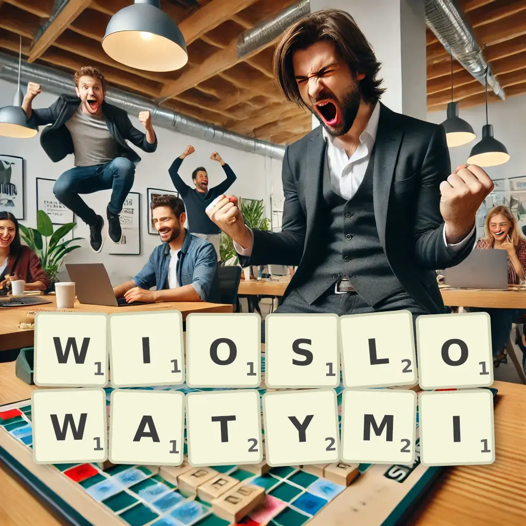 Słowa z liter WIOSŁOWATYMI