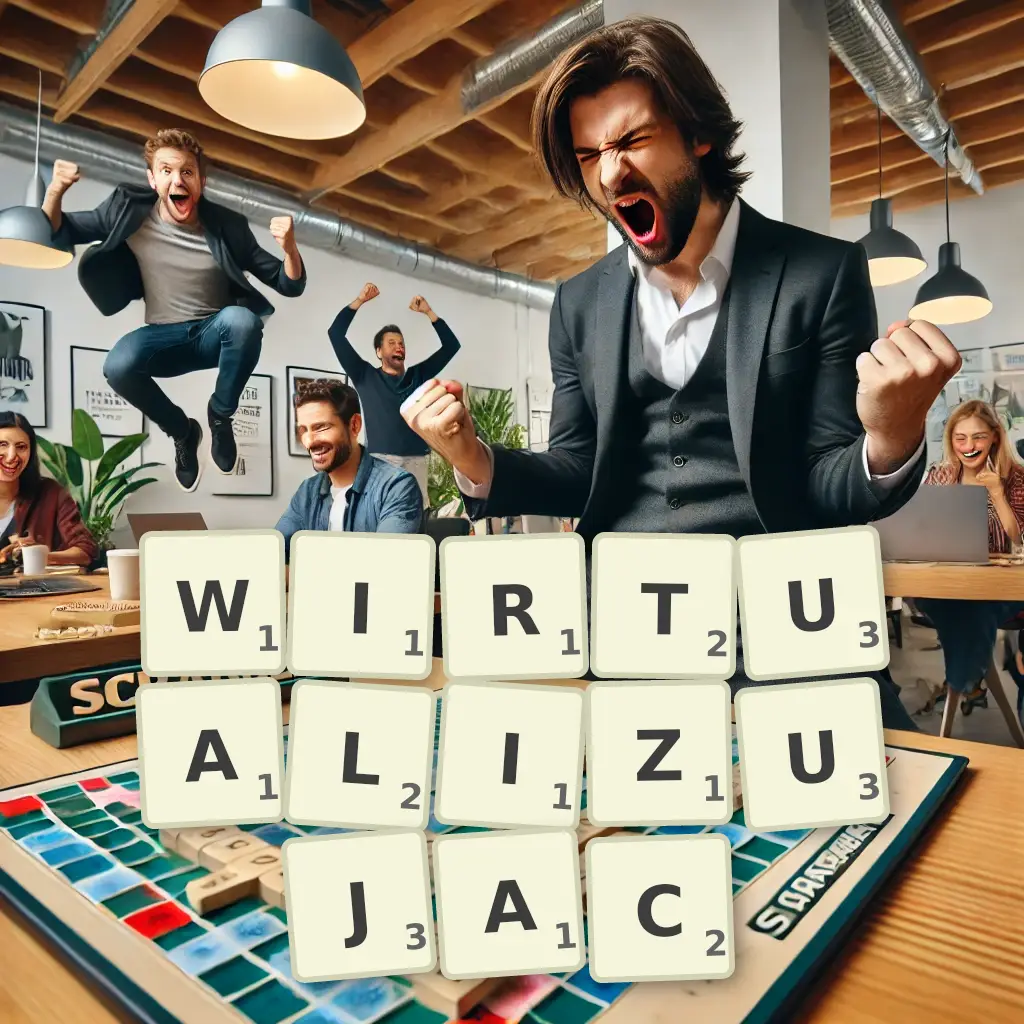 Słowa z liter WIRTUALIZUJĄC