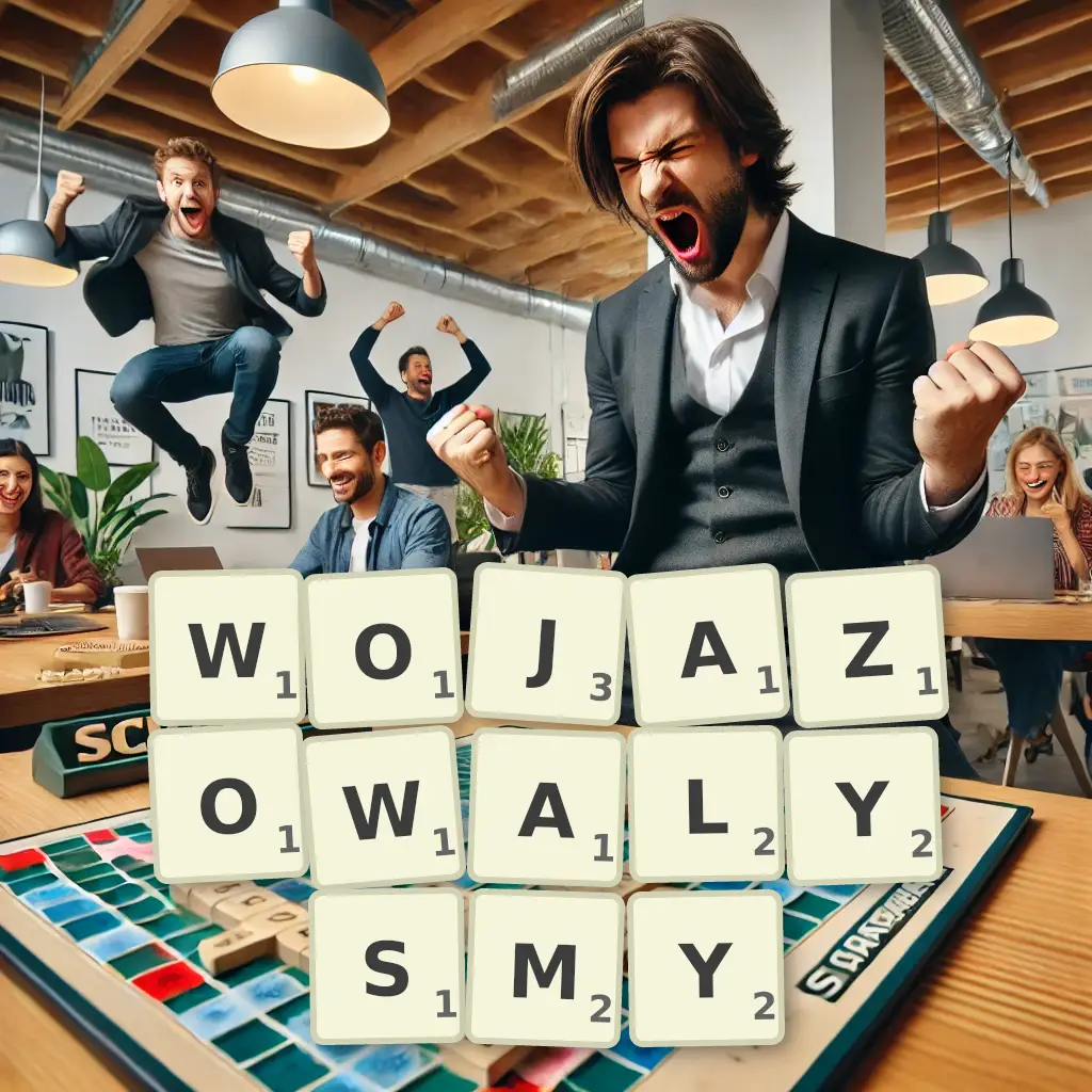 Słowa z liter WOJAŻOWAŁYŚMY