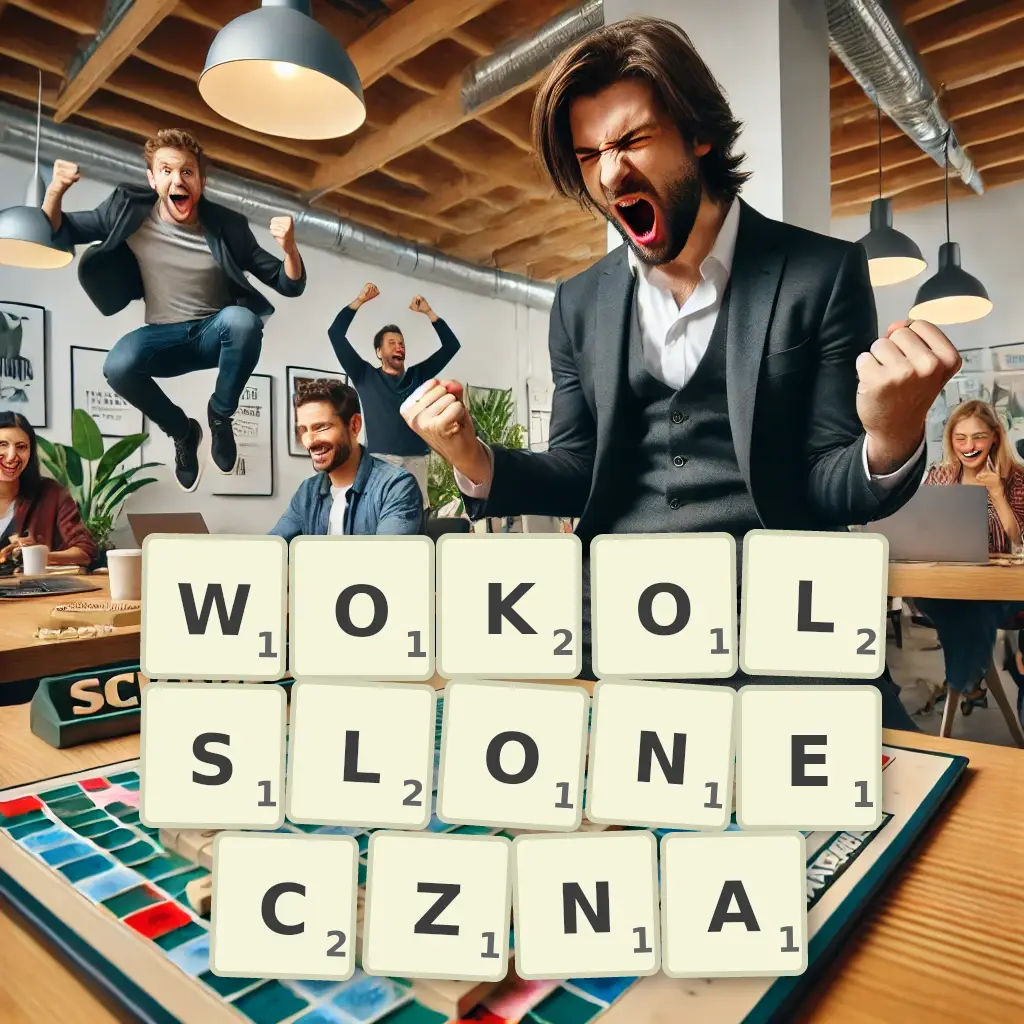 Słowa z liter WOKÓŁSŁONECZNA