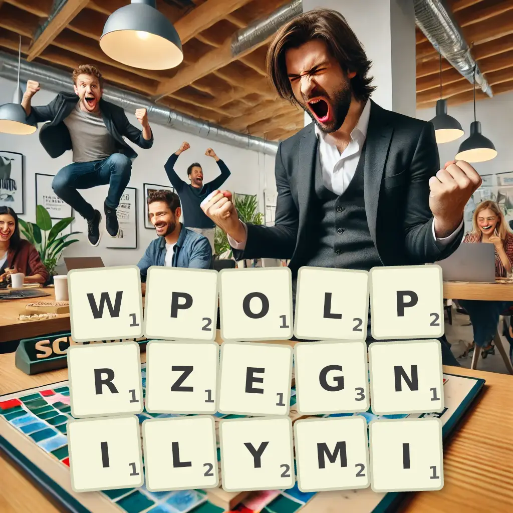 Słowa z liter WPÓŁPRZEGNIŁYMI