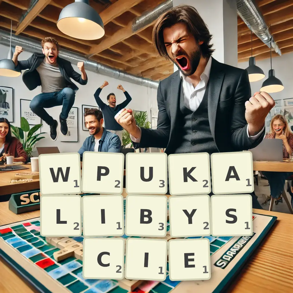 Słowa z liter WPUKALIBYŚCIE