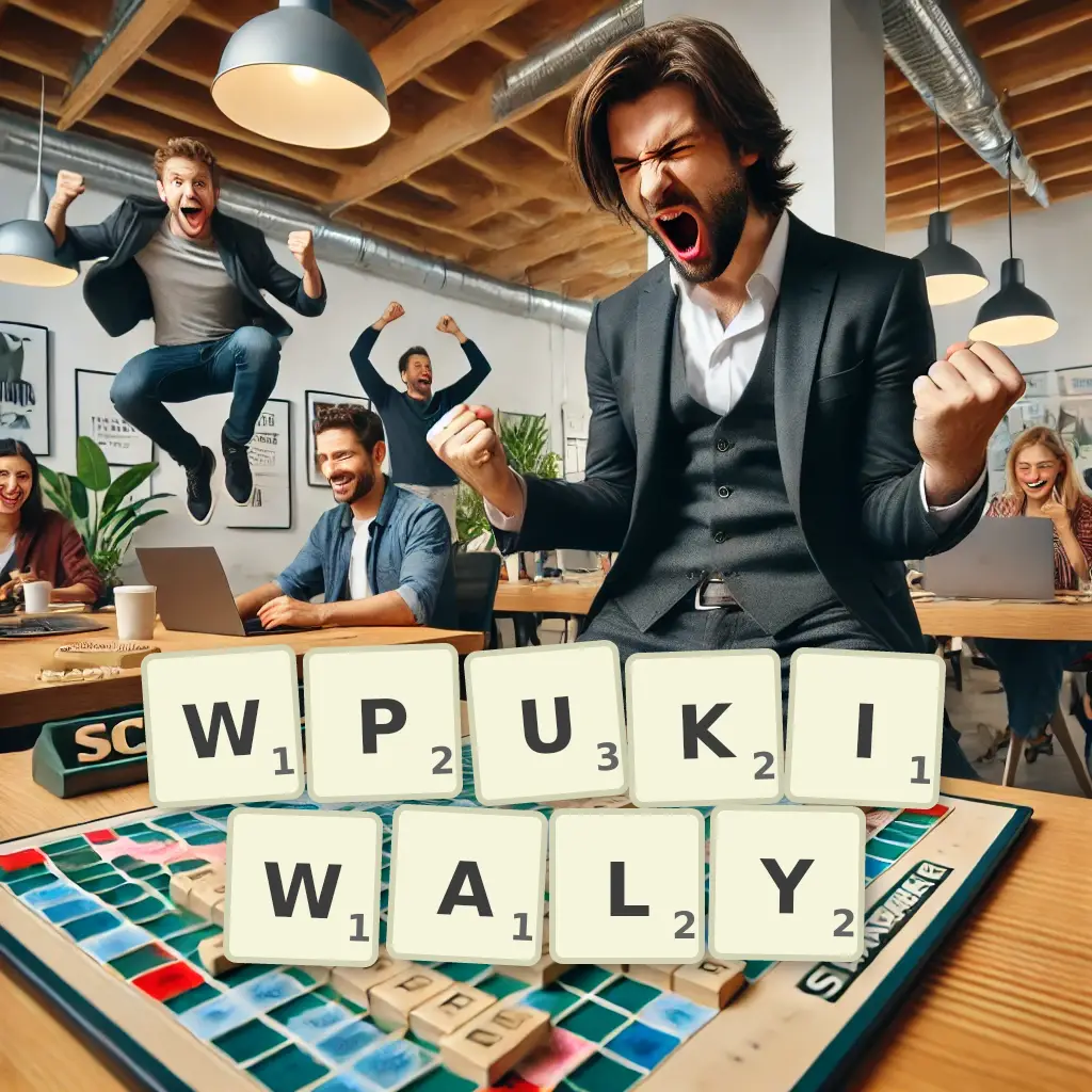 Słowa z liter WPUKIWAŁY