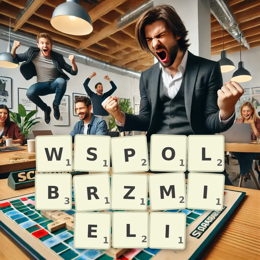 Słowa z liter WSPÓŁBRZMIELI