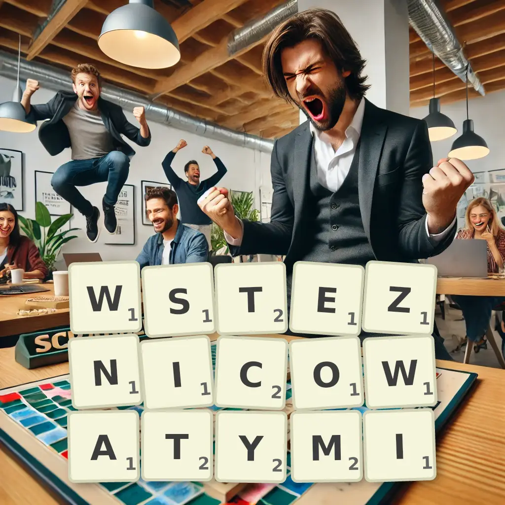 Słowa z liter WSTĘŻNICOWATYMI