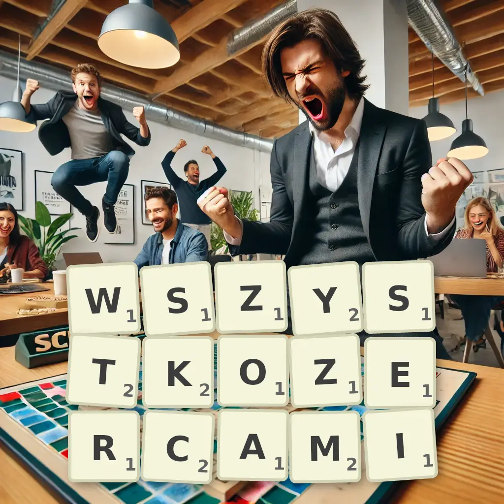Słowa z liter WSZYSTKOŻERCAMI