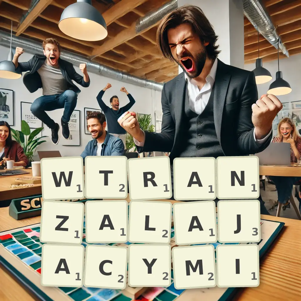 Słowa z liter WTRANŻALAJĄCYMI