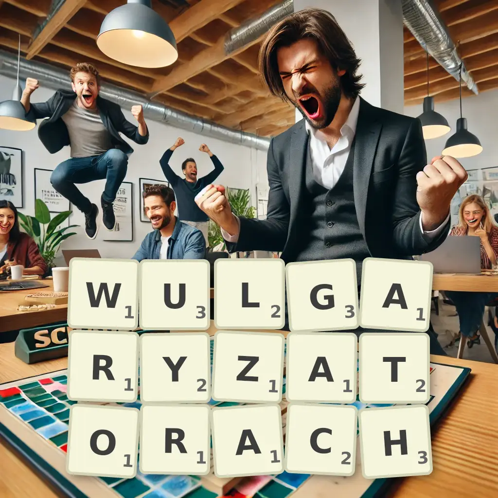 Słowa z liter WULGARYZATORACH