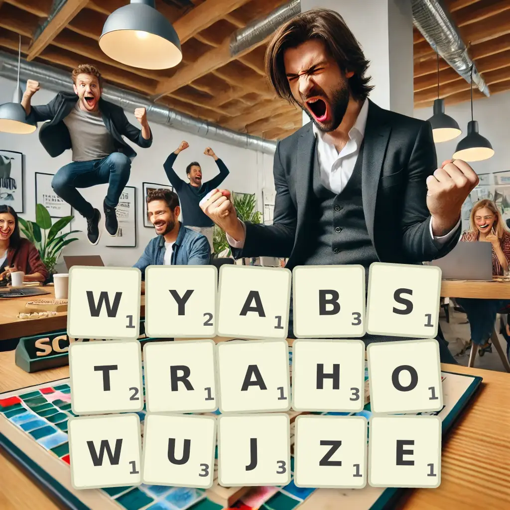 Słowa z liter WYABSTRAHOWUJŻE