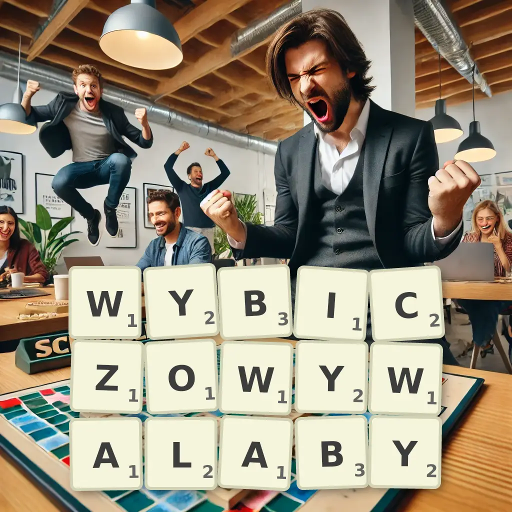 Słowa z liter WYBICZOWYWAŁABY