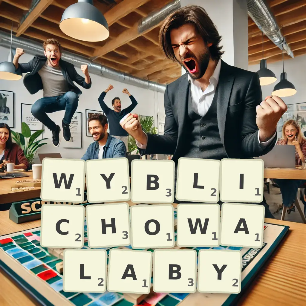 Słowa z liter WYBLICHOWAŁABY