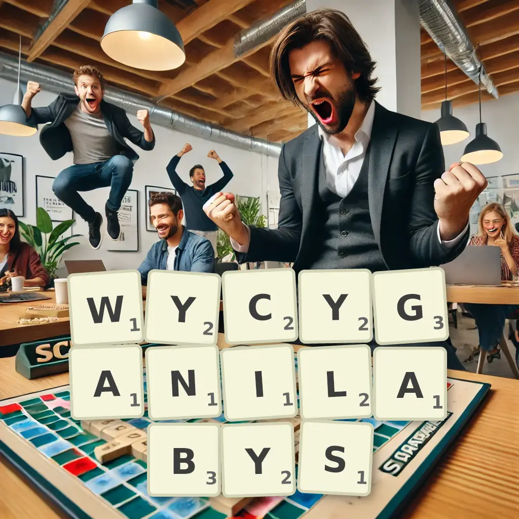 Słowa z liter WYCYGANIŁABYŚ